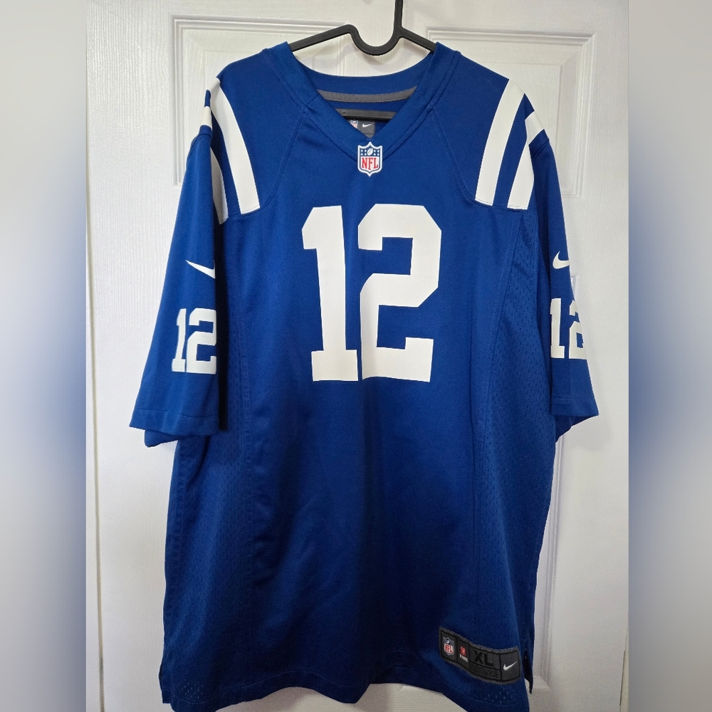 Nike Men's Blue and White Jersey